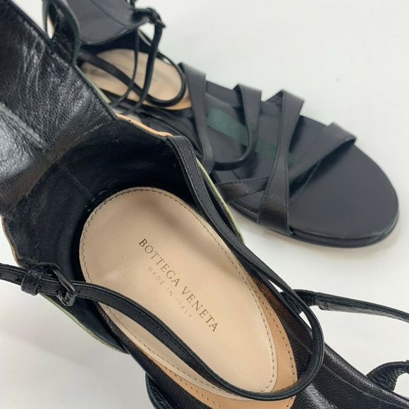 Bottega Veneta Butterfly Leather Sandals 39.5 - Picture 6 of 10